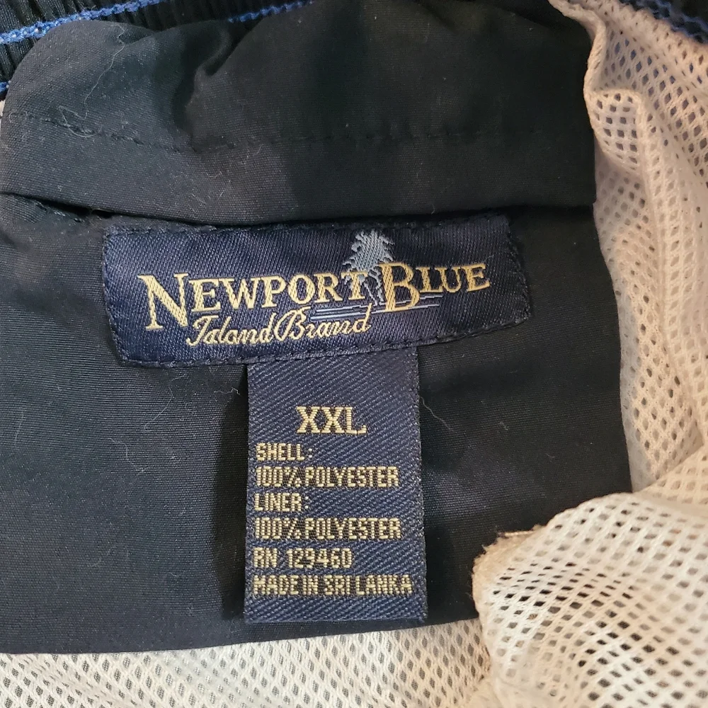 Newport Blue Island Brand Palm Trees Print Men's Swim Trunks size XXL